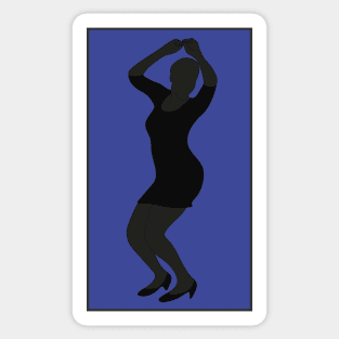 Dancing Girl Sticker